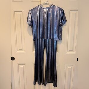 H&M Shiny girls Matching Set